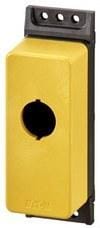 EATON - Botonera de superficie Flat aislante M22-FIY1 1 orificio M22 amarillo