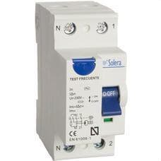 SOLERA - DIFERENCIAL 2P, 40A. CLASE AC. SENSIBILIDAD 300 MA.