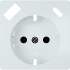 BJC - Tapa schuko MIRO USB AC, blanco polar