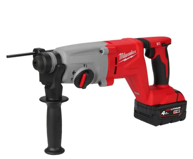 MILWAUKEE - MARTILLO COMB SDS-PLUSM18+2(M18B4)+ M12-18C+HD-BOX