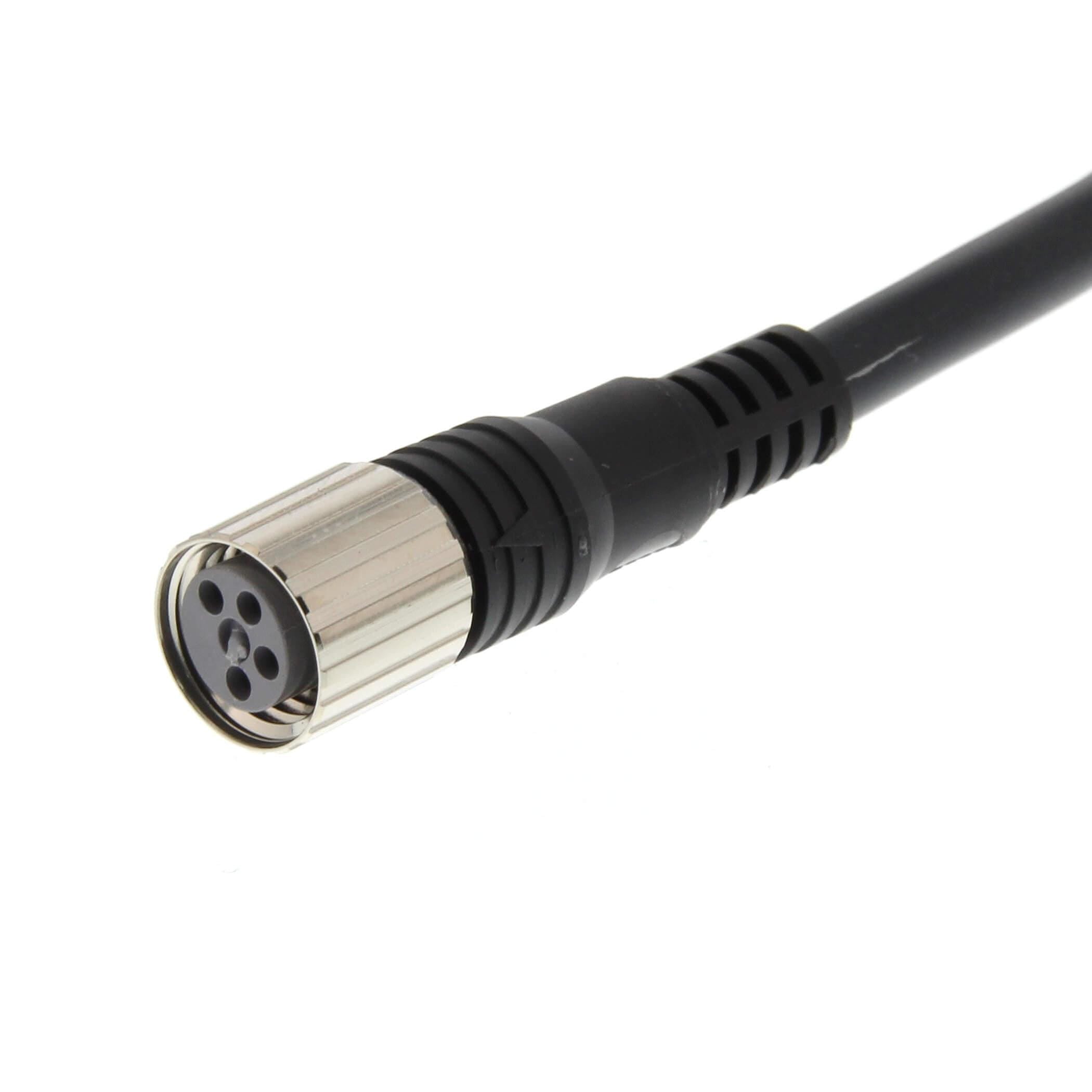OMRON - XS3F-M421-405-A  CONECTOR CON CABLE RECTO 4 HILOS 5M M8