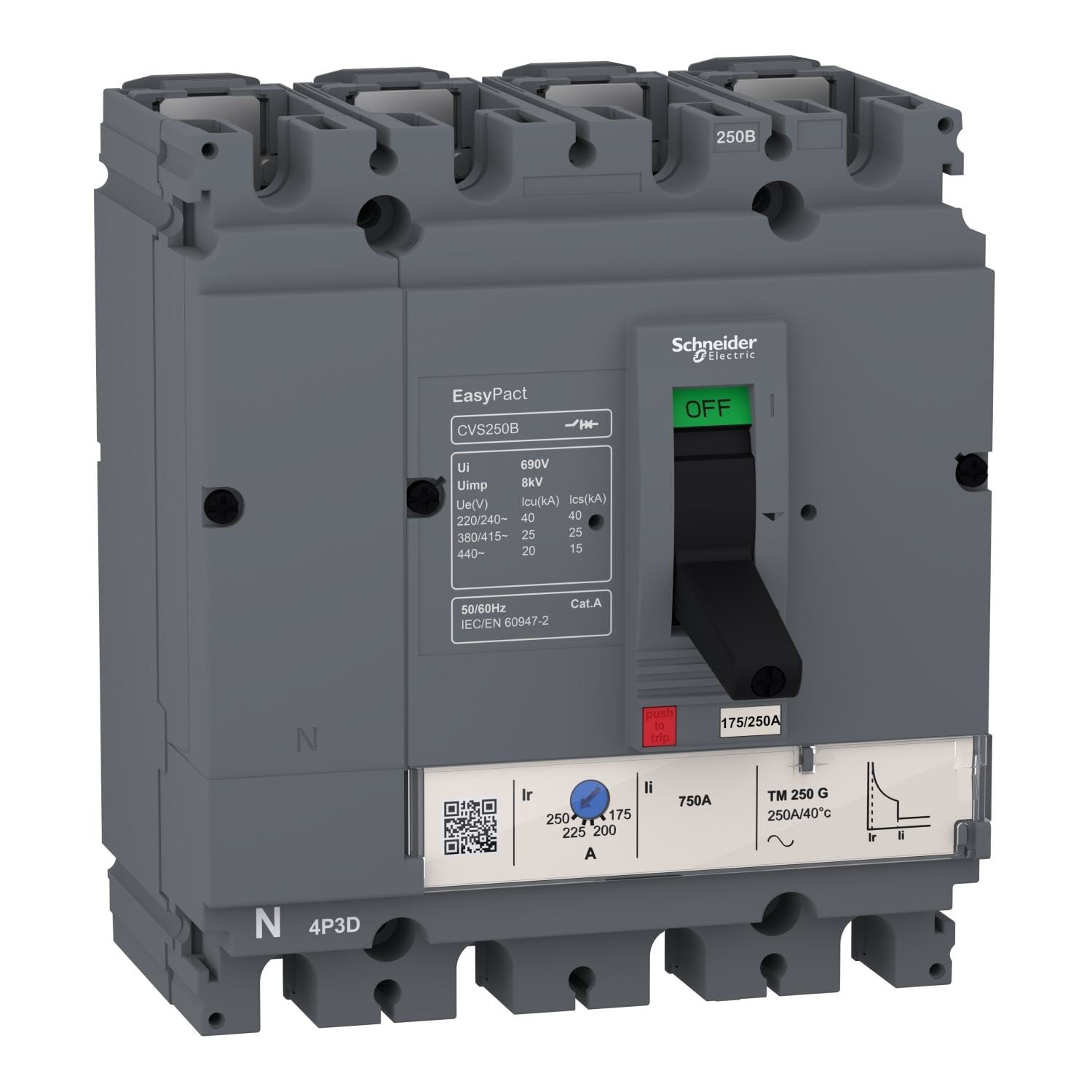 APC by Schneider Electric - Arrancador Tesys H Safe-Torque-Off 0,75kW-400V controlo 24VCC