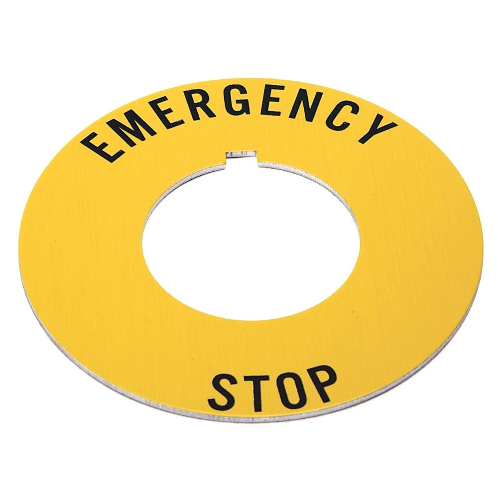 ROCKWELL - LEYENDA PLATE 800T AMARILLO 30 MM IEC 800T-X646EM