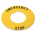 ROCKWELL - LEYENDA PLATE 800T AMARILLO 30 MM IEC 800T-X646EM