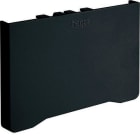 HAGER - Tapa final para canal GBD 50x85mm negro RAL9011