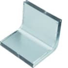 HAGER - Ángulo vertical con canal metálico 240x28mm con 2 compartimentos