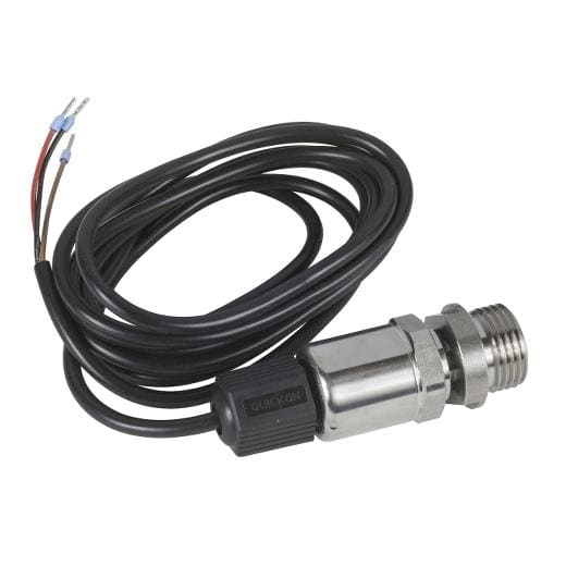 APC by Schneider Electric - Pressure Trans: Wet, Pipe, 24 VAC, 0-10 V Output, 0-100kPa, 2m Cable, 0-100 kPa, SPP110-100kPa