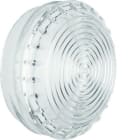 HAGER - Difusor ovoide plano claro