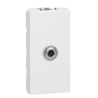 LEGRAND - Base audio Mosaic - Jack 3,5mm hembra - 1 módulo -  para soldar - Blanco