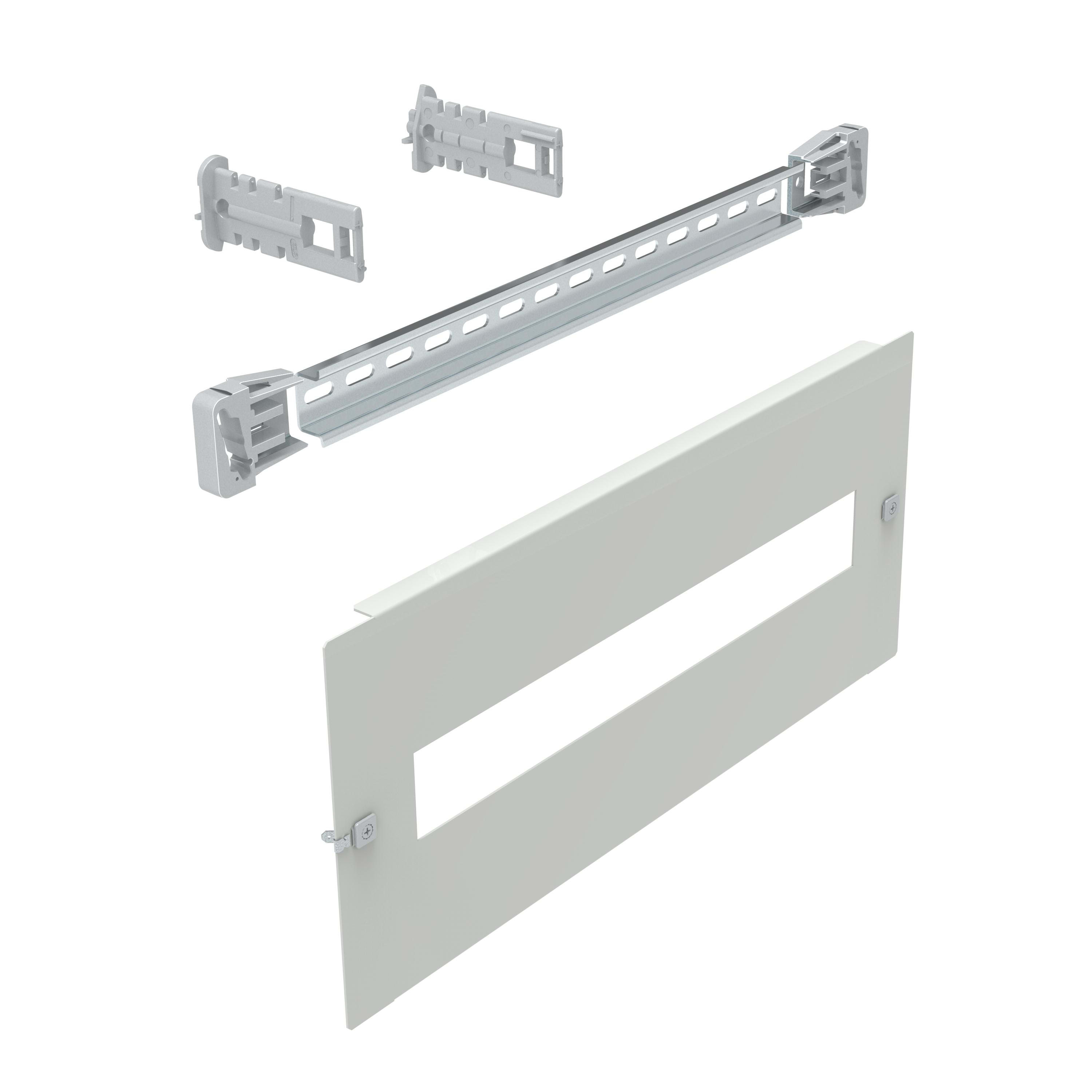 LEGRAND - Chasis modular para componer - Placa frontal metálica modular alt. 200 an. 600 con raíl