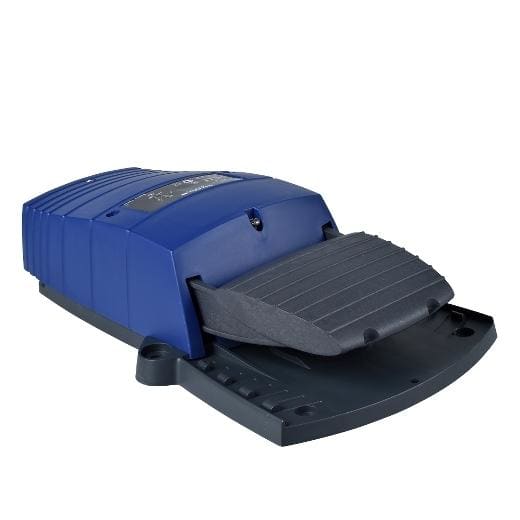 APC by Schneider Electric - Interruptor de pedal único XPE-B –sin tapa – plástico - azul - 2NC+2NO