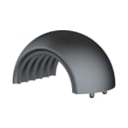 PEMSA - Protector contra el choque y la abrasión para tubos flexibles en aplicaciones de robótica, DN36 en color Negro RAL 9005.