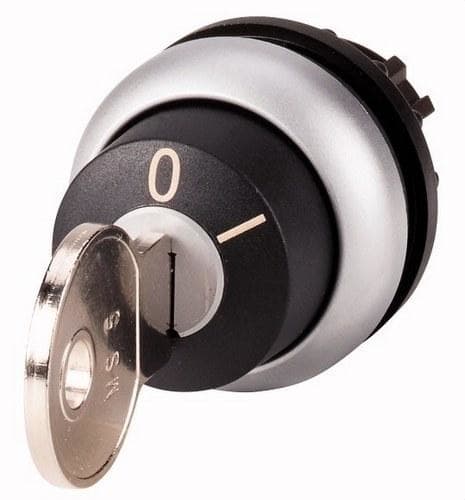 EATON - Pulsador M22-WRS-MS5-A1 con llave 2 posiciones
