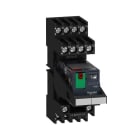 APC by Schneider Electric - Relé rxm con ltb + led y zócalo de terminales mezclados, 4nanc 6a 24vac