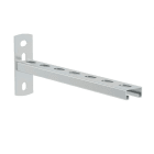 PEMSA - Soporte de 41x41mm, con un ancho de 200mm para bóvedas de túneles, en acero, acabado electrocincado EZ.