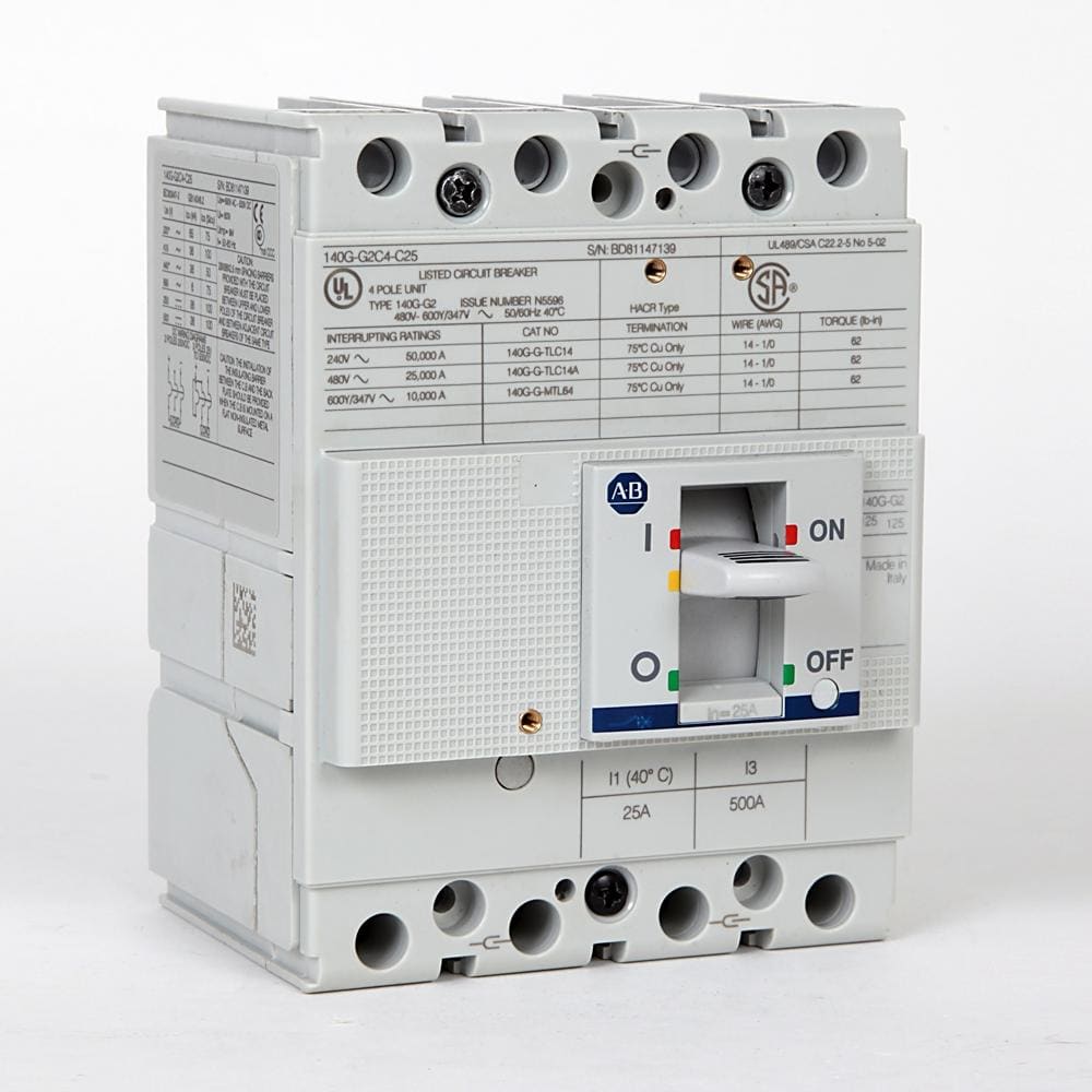 ROCKWELL - DISYUNTOR 140G G2 4P 125AF 1250A/m