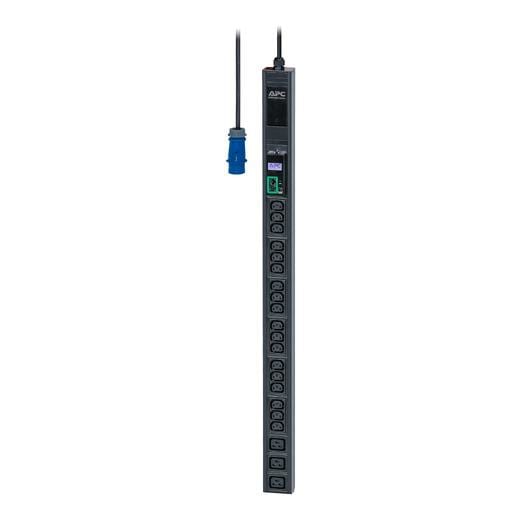 APC by Schneider Electric - Easy Rack 800mm/48U/1000mm con techo, panel lateral, ruedas, pies y 4 soportes, sin fondo, negro