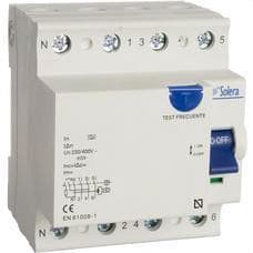 SOLERA - DIFERENCIAL , 4P, 25A. CLASE A. 2 MOD. SENSIBILIDAD 30MA