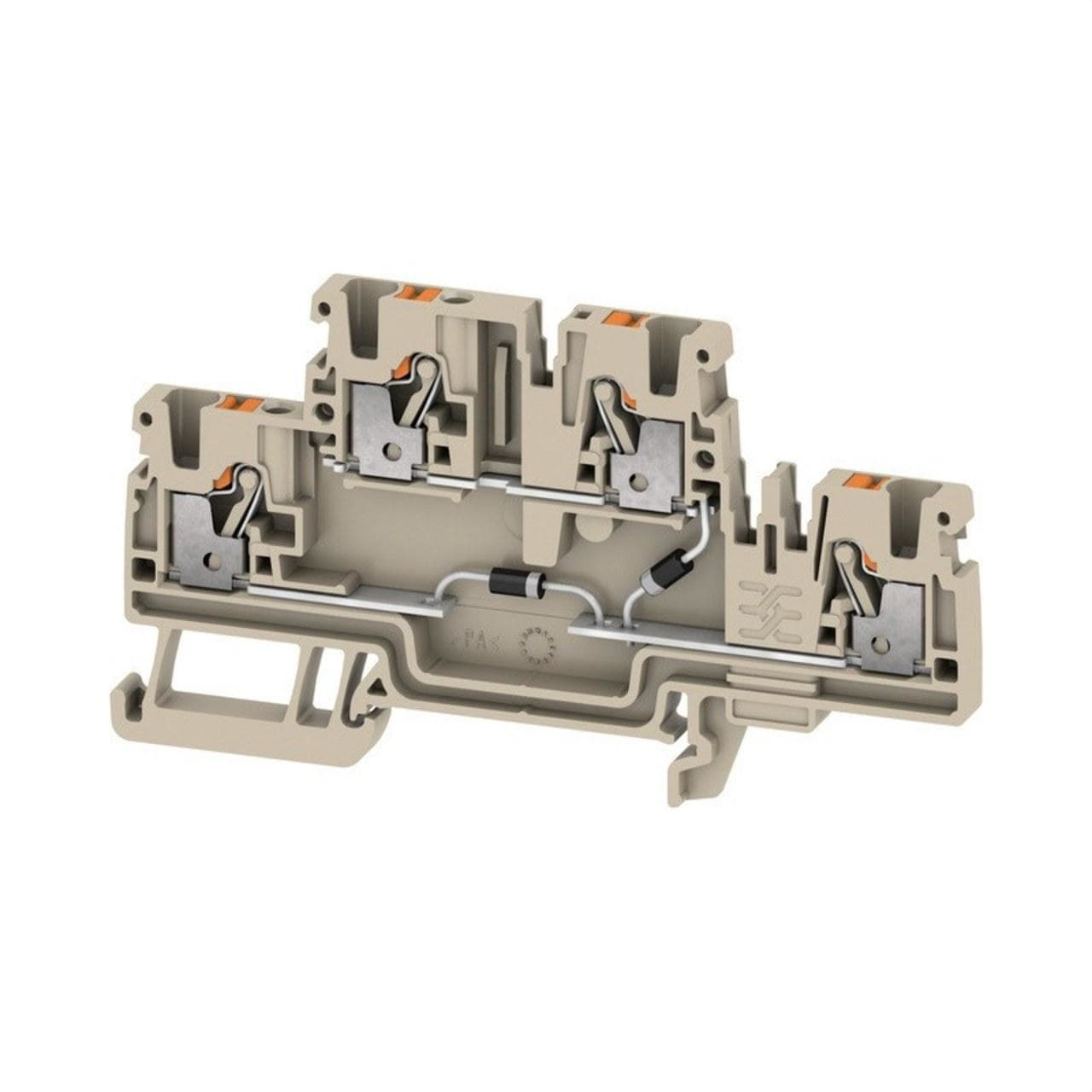 WEIDMULLER - Borne A2T 2.5 EM2 D/6 con componentes electrónicos 25mm²
