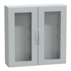 APC by Schneider Electric - Floor standing encl. polyester vers.PLA compl.sealed 1000x1000x320 IP65 glazed
