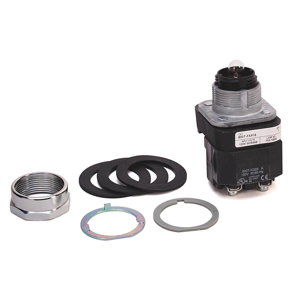ROCKWELL - BOTÓN POLIBUTILENO 800T 120V AC 1NCLB/1 NO