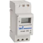 SOLERA - INTERRUPTOR HORARIO SEMANAL. DIGITAL. 230VAC~. DOS MODULOS. FUNCION: ON-OFF-TIMER. RESERVA: 3 AÑOS. UNIDAD MINIMA DE TIEMPO: 1 M. CONTACTO: 1NOC (16A). 16 PROGRAMAS
