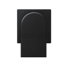 SIMON - Tapa conector SIMON 82 fibra óptica negro mate