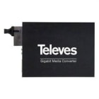 TELEVES - Conversor de medios RJ45-FO SC/UPC SM TX1310/RX1550nm