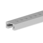 UNEX - Raíl aislante de 25x50 mm Unex en U48X sin halógenos color gris