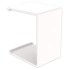 UNEX - Pieza de unión de 60x75 mm Unex en U24X color blanco