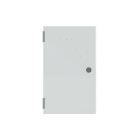 ABB - Armario con puerta ciega + placa trasera 500x300x200mm gris claro RAL 7035