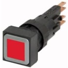 EATON - Pulsador luminoso rasante Q18LTR-RT/WB con enclavamiento 24V rojo