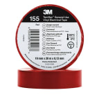 3M MERCADOS ELECTRICOS - 3M™ Temflex™ 155 Cinta PVC, Rojo, 19 mm x 20 m