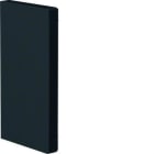 HAGER - Tapa final PC-ABS para canal BRP 65x130 RAL9011