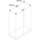 ABB - Puerta ciega columna externa 1800x400mm
