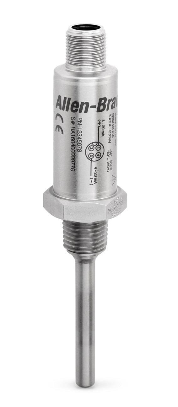 ROCKWELL - SENSOR TEMP.ESTD.SÓLIDO G 1/4" BSPP M TEMP.Standard-50/150(-58/302)SDA.50mm