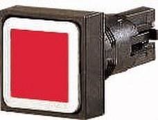 EATON - Pulsador rasante Q18D-RT 16mm 18x18mm retorno rojo