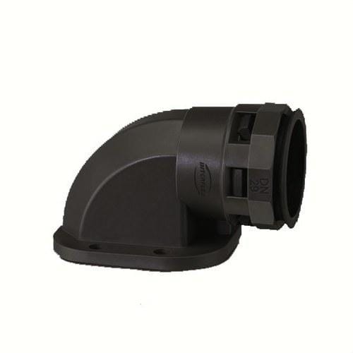 INTERFLEX - Racor brida 90 poliamida BTC DN48 negro
