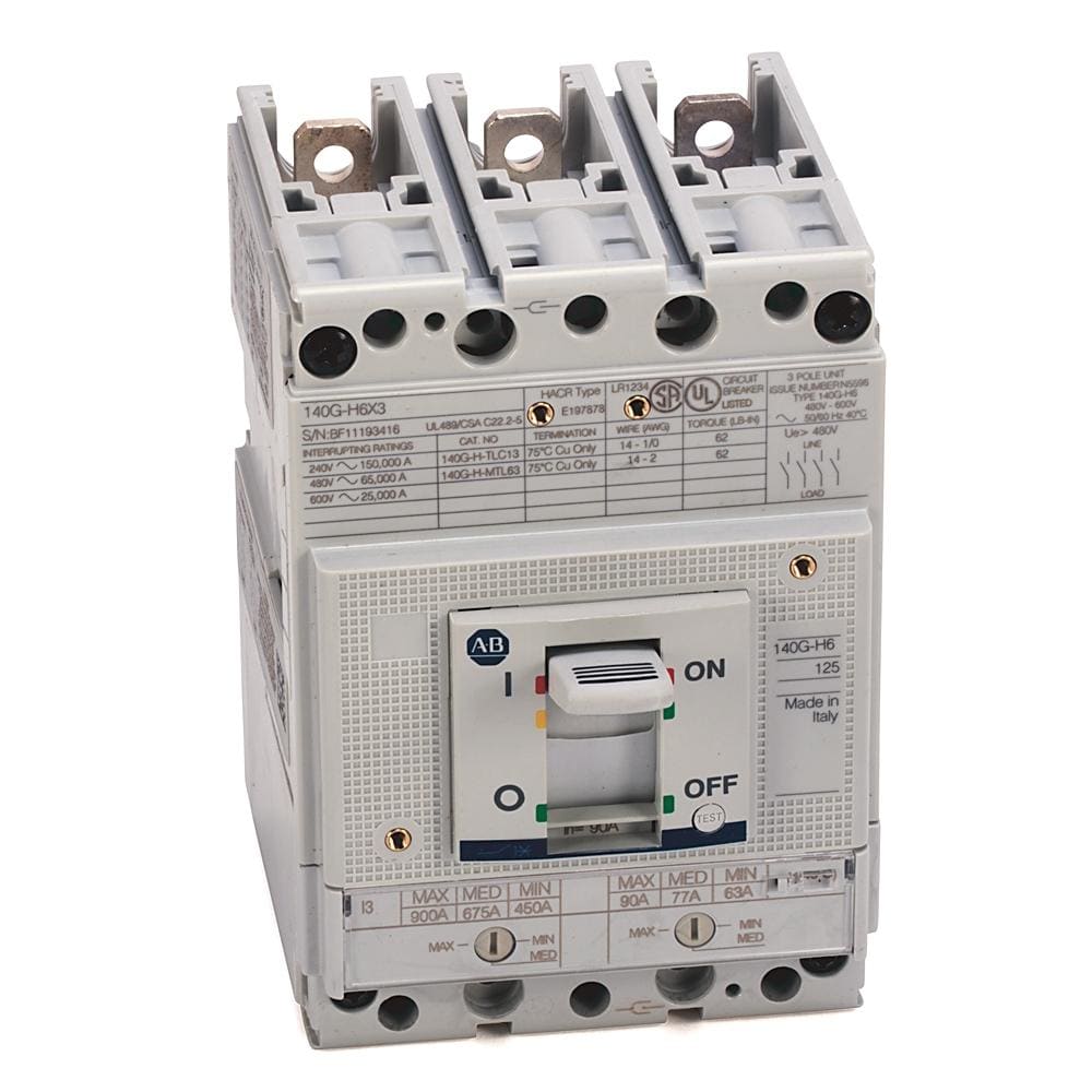 ROCKWELL - DISYUNTOR 140G INTERRUPTOR código-H6 3P 160A