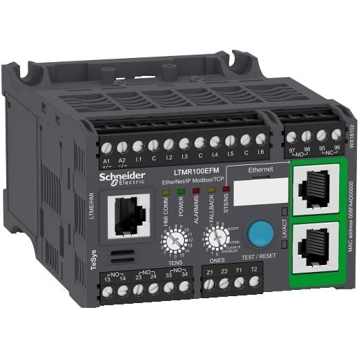 APC by Schneider Electric - Controlador LTMR TeSys T Ethernet TCP/IP 5-100A 100-240VCA