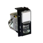LEGRAND - Base RJ45 Living Now - Cat. 6A - STP - Dark - 1 módulo