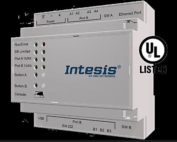 INTESIS - PASARELA AC SAMSUNG NASA VRF SYSTEMS TO KNX INTERFACE - 4 UNITS