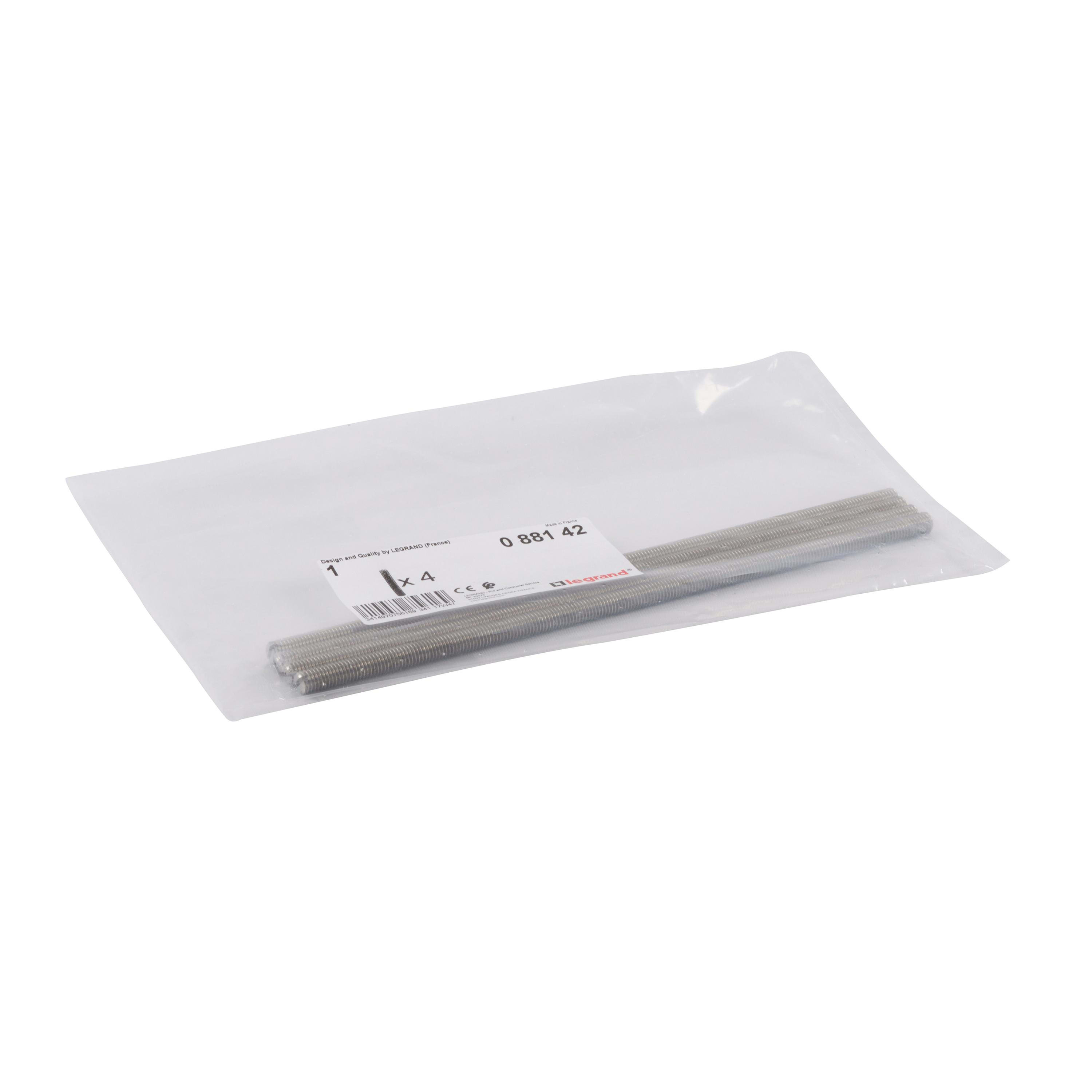 LEGRAND - Juego 4 patas para soportes portamecanismos caja suelo sin marco: para H>122mm