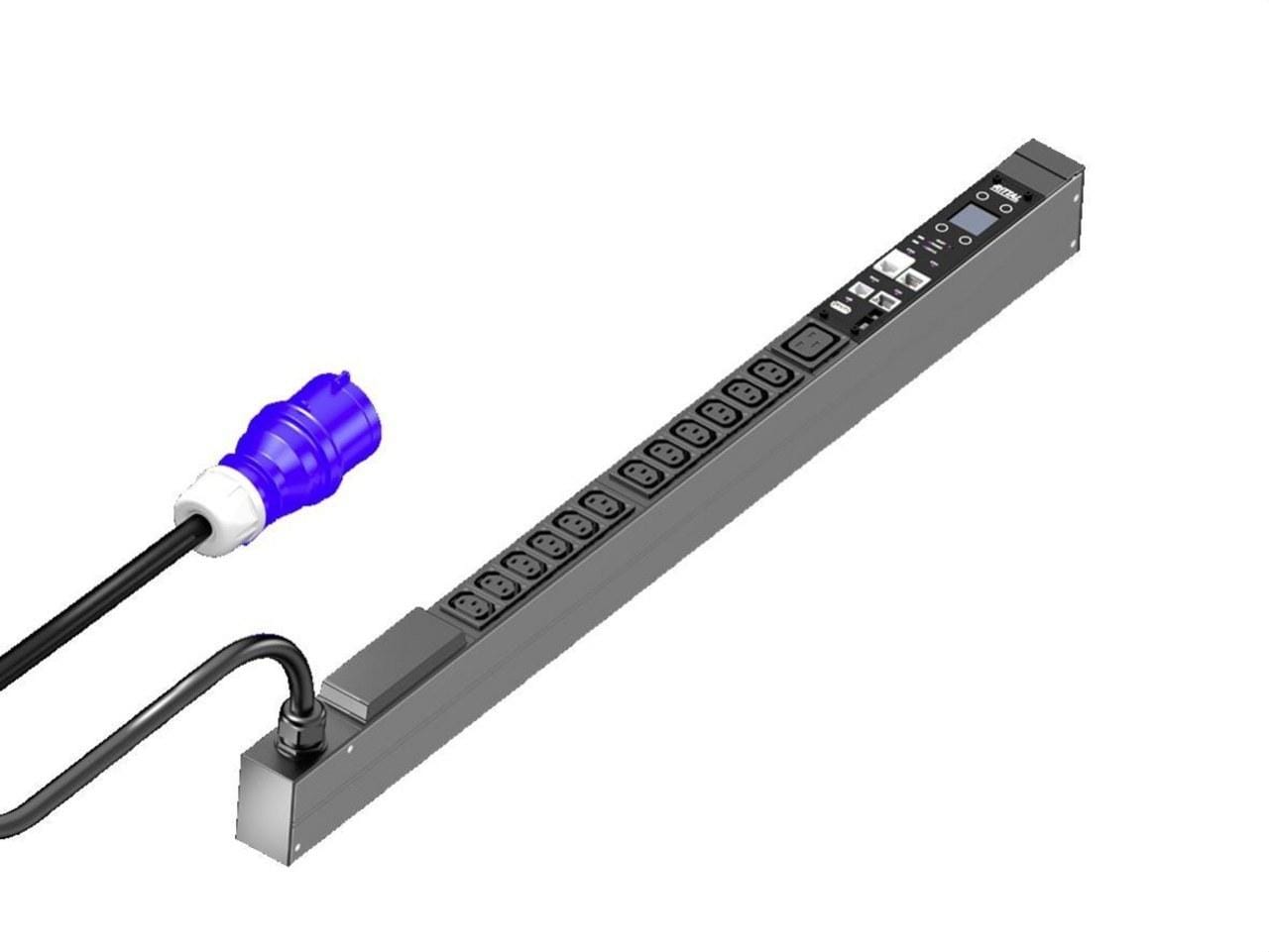 RITTAL - Pdu metered+ 16A/1P CEE 12xC13+1xC19