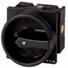 EATON - Interruptor general 9P +2 NO+1 NC 32A montaje empotrado maneta negra bloqueable en posición (OFF) 90°