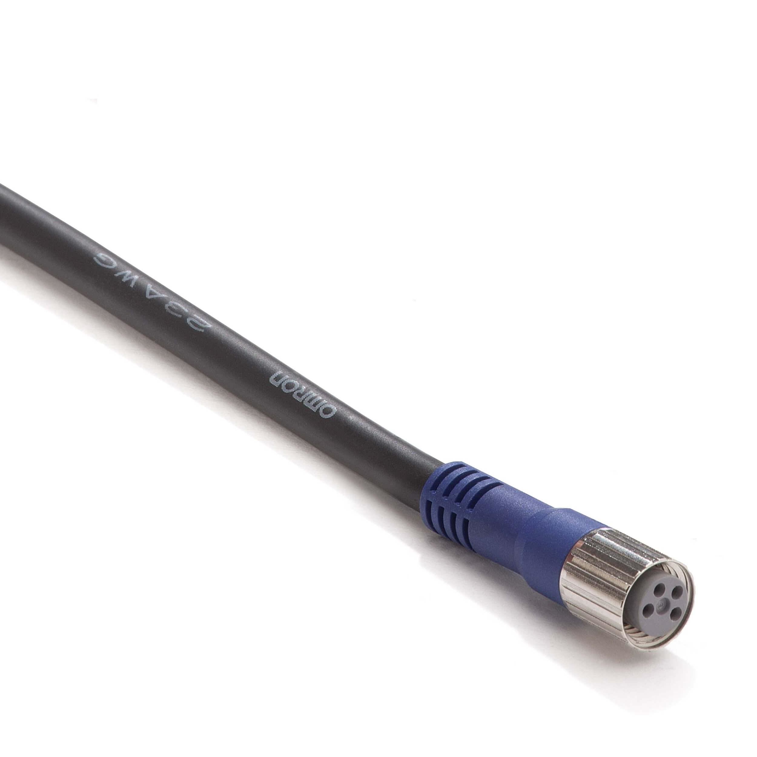 OMRON - >M8 PVC con cable Recto 4 hilos 2m Lite