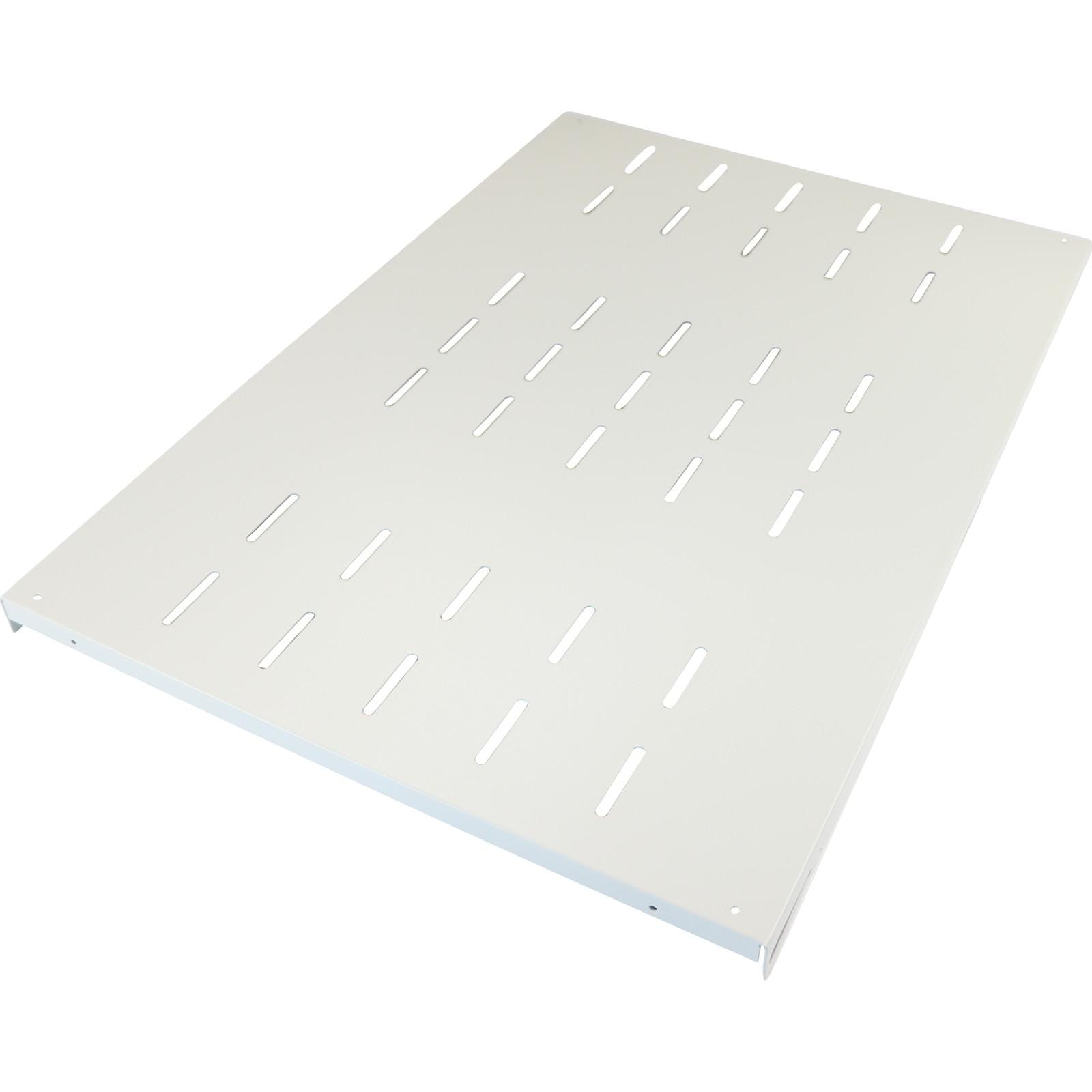 EXCEL - BANDEJA FIJA PERF. 19" 1U 80KG 4P F720MM RACK F1000 - GREY WHITE