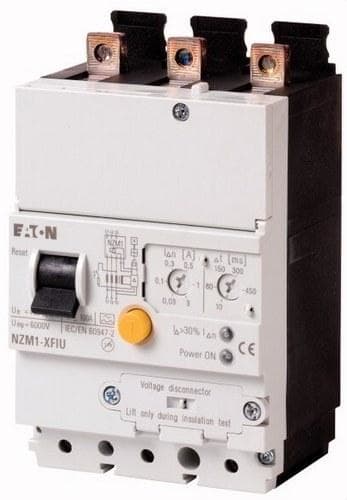 EATON - Bloque protección diferencial NZM1-XFIU ajustable
