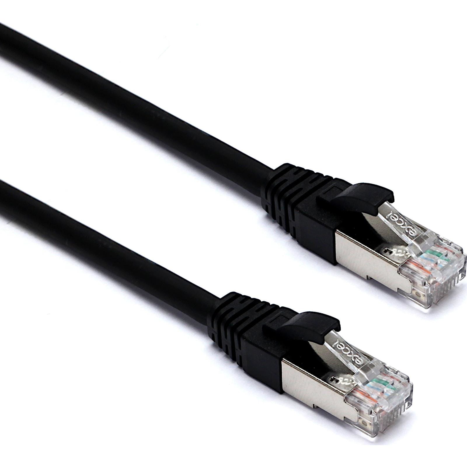 EXCEL - EXCEL CAT6A 2M FFTP LSOH PATCH LEAD BLACK
