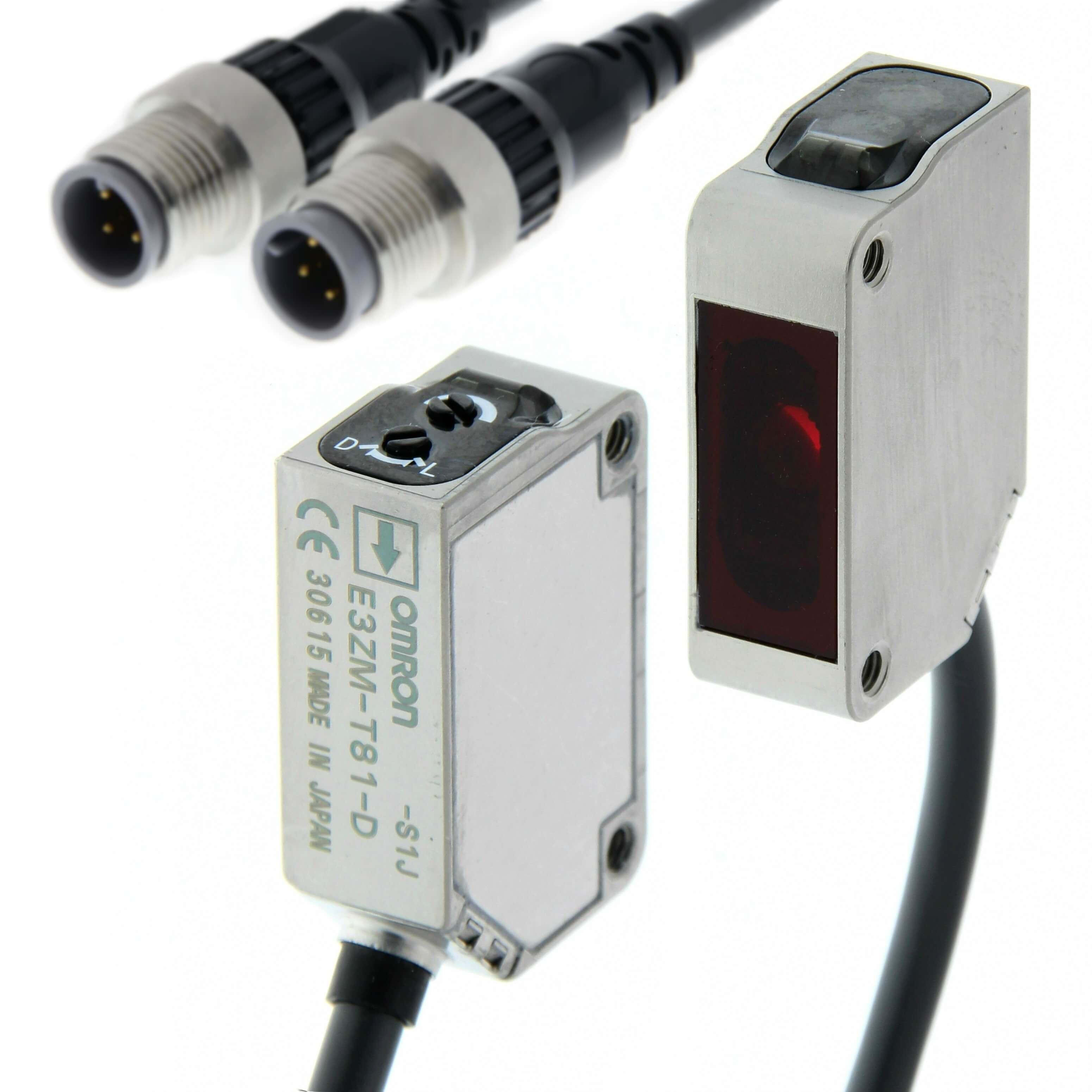 OMRON - >Metálica cc 3h Barrera 15m PNP Cable 0,3m+M12 Acero